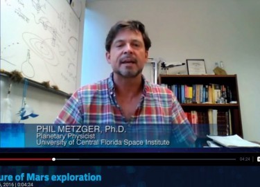 Dr. Phil Metzger Planetary Physicist NASA