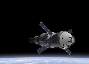 Orion Spacecraft in Orbit