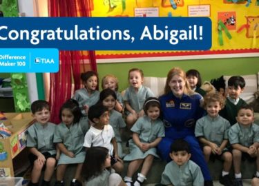 Astronaut Abby TIAA Difference Maker Award
