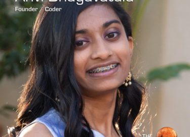 Mars Generation STEM awards 2020 Anvi Bhagavatula Founder Coder